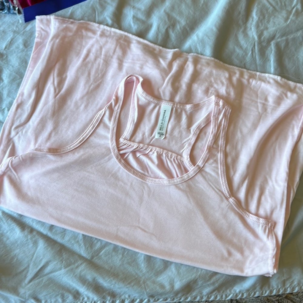 New! Bella canvas flowy tank-light pink *bogo*